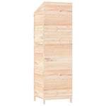 Garden Shed 55x52x174.5 cm Solid Wood Fir 152186