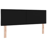 Headboard with Headboard Black 144 cm Faux Leather 42007243