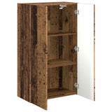 TV Wall Cabinet Old Wood 59.5 x 31 x 100 cm Engineered Wood 892377