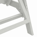 Sun Lounger White 73.5 x 92 x 90cm HDPE 42006637