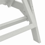 Sun Lounger White 73.5 x 92 x 90cm HDPE 42006637