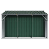 Garden Shed Green 277x279x179 cm Galvanised Steel 3188287