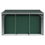 Garden Shed Green 277x279x179 cm Galvanised Steel 3188287