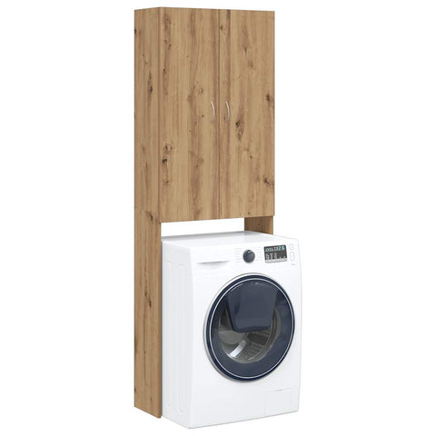 ZNTS Washing Machine Cabinet Artisan Oak 64x25.5x190 cm 856647