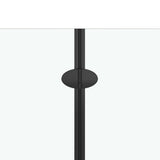 Bi-Folding Shower Enclosure ESG 120x68x130 cm Black 147190
