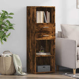 Highboard Smoked Oak 40x42.5x124 cm Engineered Wood 846163