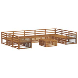 Sofa Sets 10 pcs Natural Solid Acacia Wood 3374179