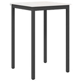 Bar Table White 70 x 70 x 105 cm Solid Pine Wood 892800