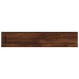 Rectangular Table Top 140 x 30 x 3.5 cm Rectangular Dark Brown 938179