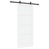 Sliding Door ORKDAL White 86 x 198.5 cm Solid Pine Wood 3333623