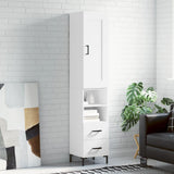 Highboard White 34.5x34x180 cm Engineered Wood 3200257