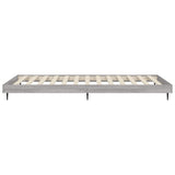 Bed Frame without Mattress Grey Sonoma 90x200 cm Engineered Wood 832275