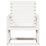Garden Chair White 57.5x63x76 cm Solid Wood Pine 832548