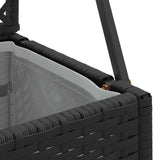 Garden Trellis Planter Black 70 x 30 x 135 cm Metal 366616