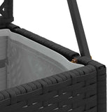 Garden Planter Black 105 x 30 x 170 cm Metal 366617