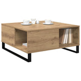 Coffee Table Artisan Oak 80 x 80 x 36.5 cm Engineered Wood 881670