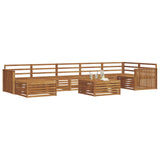 Outdoor Sofa Set 8 pcs Natural 3373854