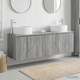 Bathroom Cabinet Set 3 pcs Grey Sonoma 49.5 x 44.5 x 65.5 cm 3405733