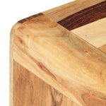 ZNTS Side Table 43x40x30 cm Solid Acacia Wood 323588