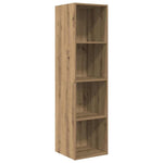 TV Cabinet Set Wall-mounted 3 pcs Artisan oak Engineered Wood 3393341