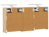 Bathroom Cabinet Set 3 pcs 80 x 10.5 x 50 cm Engineered wood 3403658
