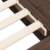 Bed Frame without Mattress Brown Oak 90x200 cm 3280523