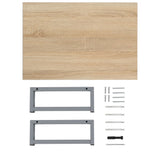 283805 Bathroom Furniture Oak 60x40x16,3 cm