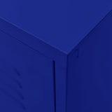 TV Cabinet Navy Blue 105x35x50 cm Steel 336226
