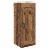 Wall Mounted Cabinet Old Wood 34.5 x 34 x 90 cm Engineered Wood 882436