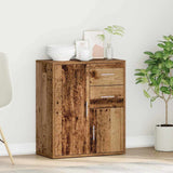 Sideboard with Drawer Old Wood 60 x 31 x 70 cm Engineered Wood 871415