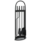 5 Piece Fireplace Tool Set 23x15x66 cm Steel 156379
