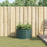 Raised Bed Green 80 x 80 x 44 cm Steel 42008131