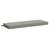 2-Piece Bench Cushions SOEST 2 pcs 100% Polyester Grey 949699