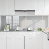 Kitchen Backsplash 2 pcs Light Grey 100 x 60 cm Tempered Glass 3415457