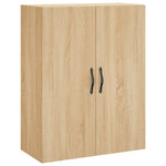Wall Mounted Cabinets 2 pcs Sonoma Oak Engineered Wood 3197892