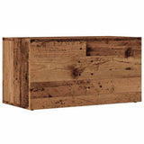 ZNTS LP Storage Box Old Wood 69.5x34x36 cm Engineered Wood 855786