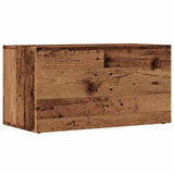 LP Storage Box Old Wood 69.5x34x36 cm Engineered Wood 855786