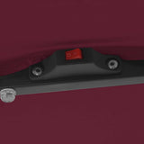 Garden Parasol Bordeaux Red 295 x 295 x 245 cm 42003664