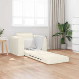 Sofa Bed Cream 98 x 71 x 83 cm Velvet 4106672