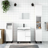 Bathroom Cabinet White 65x33x60 cm Engineered Wood 831612