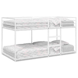 Bunk Bed without Mattress White 80x200 cm Steel 4019882