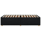 Bed Frame without Mattress Black 90x190 cm Single Fabric 3284696