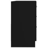 Sink Cabinet Black 63x30x54 cm Engineered Wood 804185