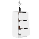 Sideboard White Engineered wood Compact Storage Sideboard 811151
