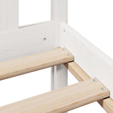 Bookcase Bed without Mattress White 120x200 cm Solid Wood Pine 3321656