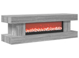 Electric Fireplace Grey Sonoma 100 x 30 x 44 cm Engineered wood 8020781