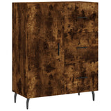 Highboard Smoked Oak 69,5x34x180 cm Engineered Wood 3198486