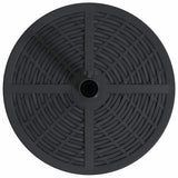 Parasol Base Art Deco Black 45 x 39.5 cm Iron 42002568