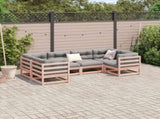 6 Piece Garden Sofa Set Solid Wood Douglas Fir 3299605