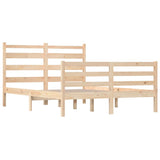 Bed Frame without Mattress Solid Wood Pine 140x200 cm 3103713